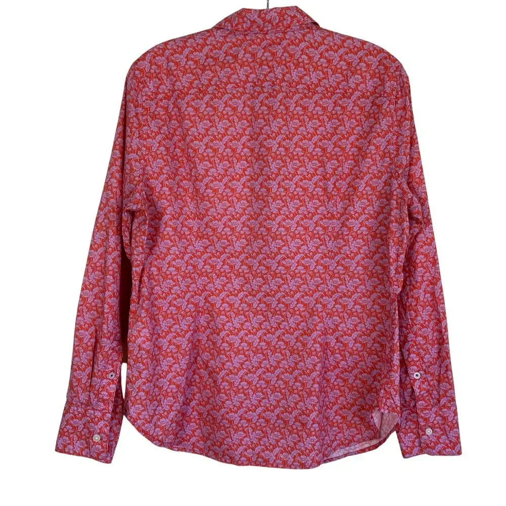 J. Crew Liberty Fabric Slim-Fit Button-down Shirt in Toutouayette Fabric Red - Picture 4 of 16